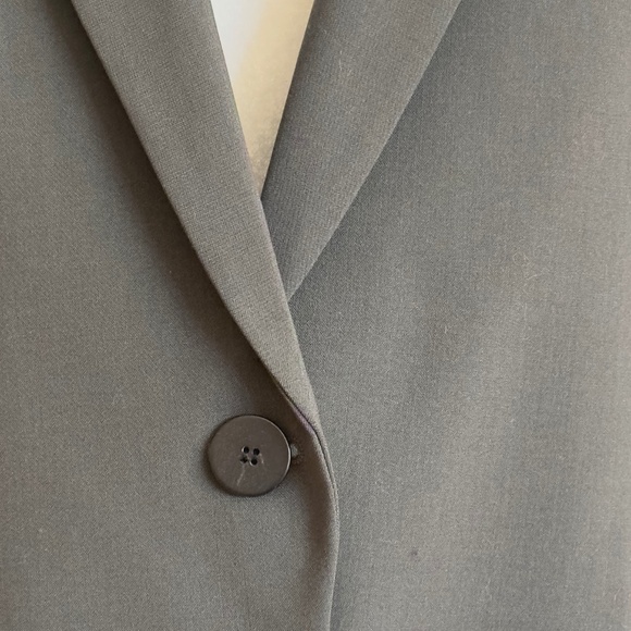 THEORY ETIENNETTE WOMEN'S WOOL-BLEND BLAZER IN OLIVE GREEN, SIZE 8 - Picture 6 of 8